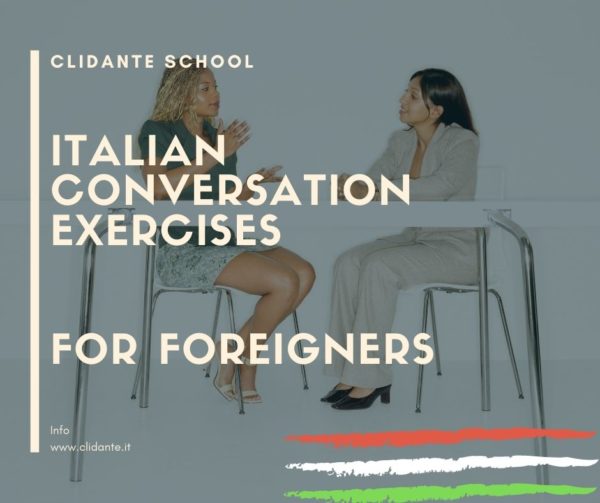 Italian conversation exercises for foreigners