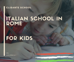 Italian language school for Kids in Rome, Italy