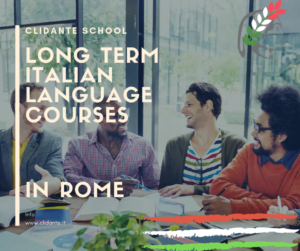 Long term Italian language courses in Rome