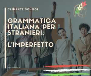 COpertina artcilo sulla grammatica italiana per stranieri, l'imperfetto
