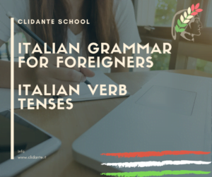 Cover for article about Italian gramamr for foreigners: Italian verb tenses