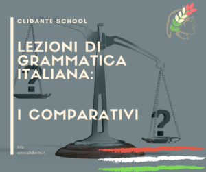 Articolo blog lezione di grammatica italiana sui comparativi