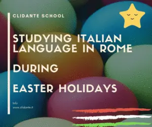 blog article studying italian n Reome during Easter tim