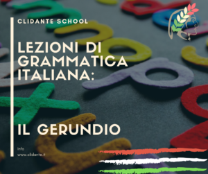 Articolo blog grammatica italiana: introduzione algerundio